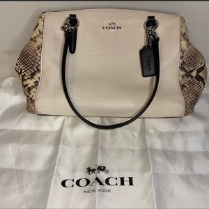 Coach leather Christie carryall bag